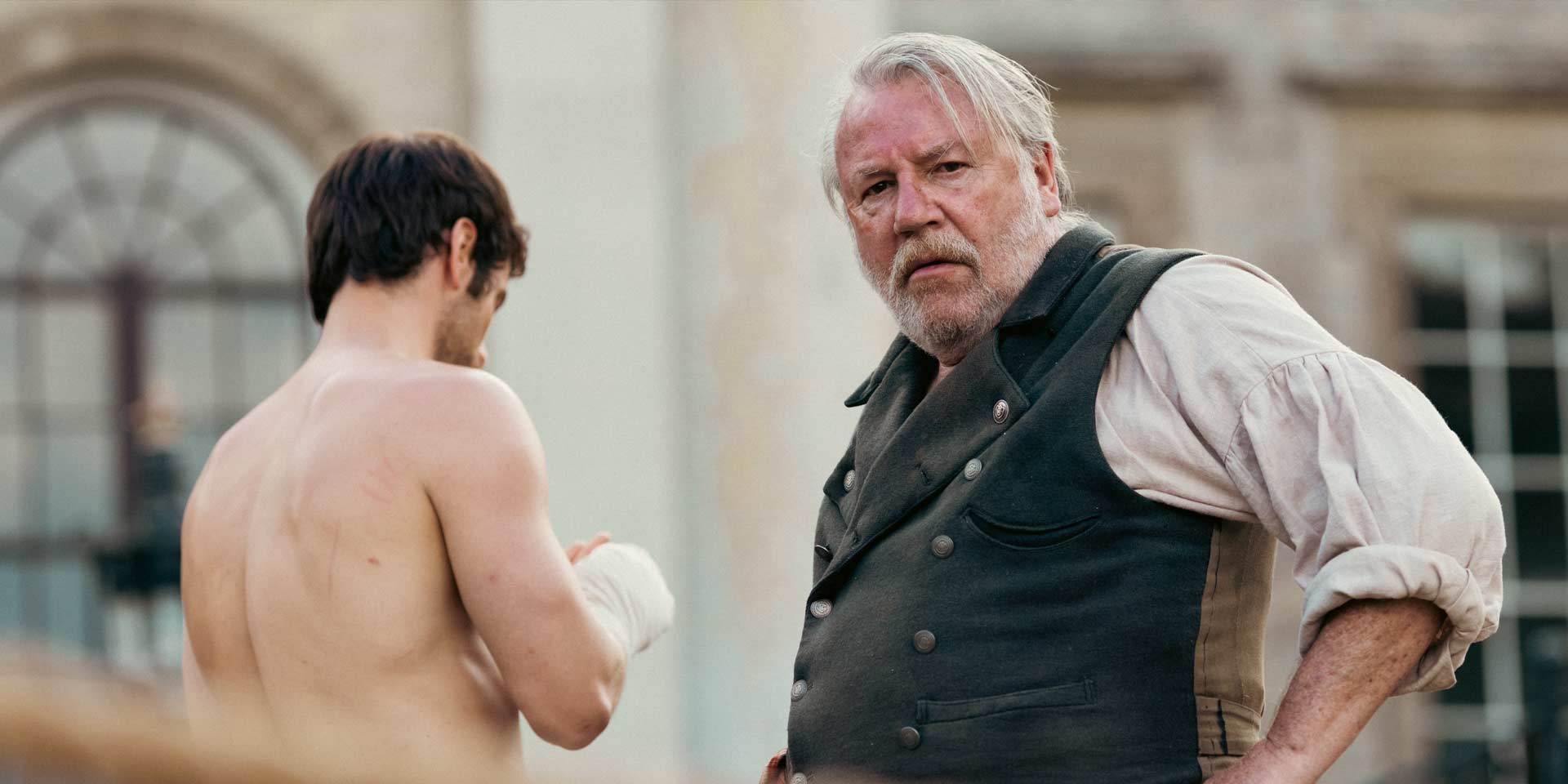 Matt Hookings and Ray Winstone in Prizefighter